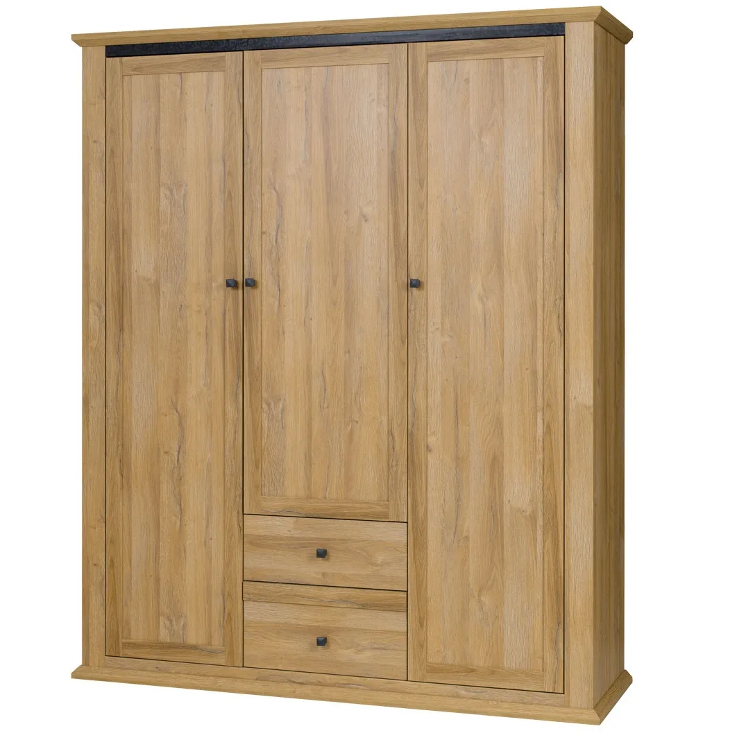 Šatní skříň Mezo MZ3 – Dub grand, 165×54×200