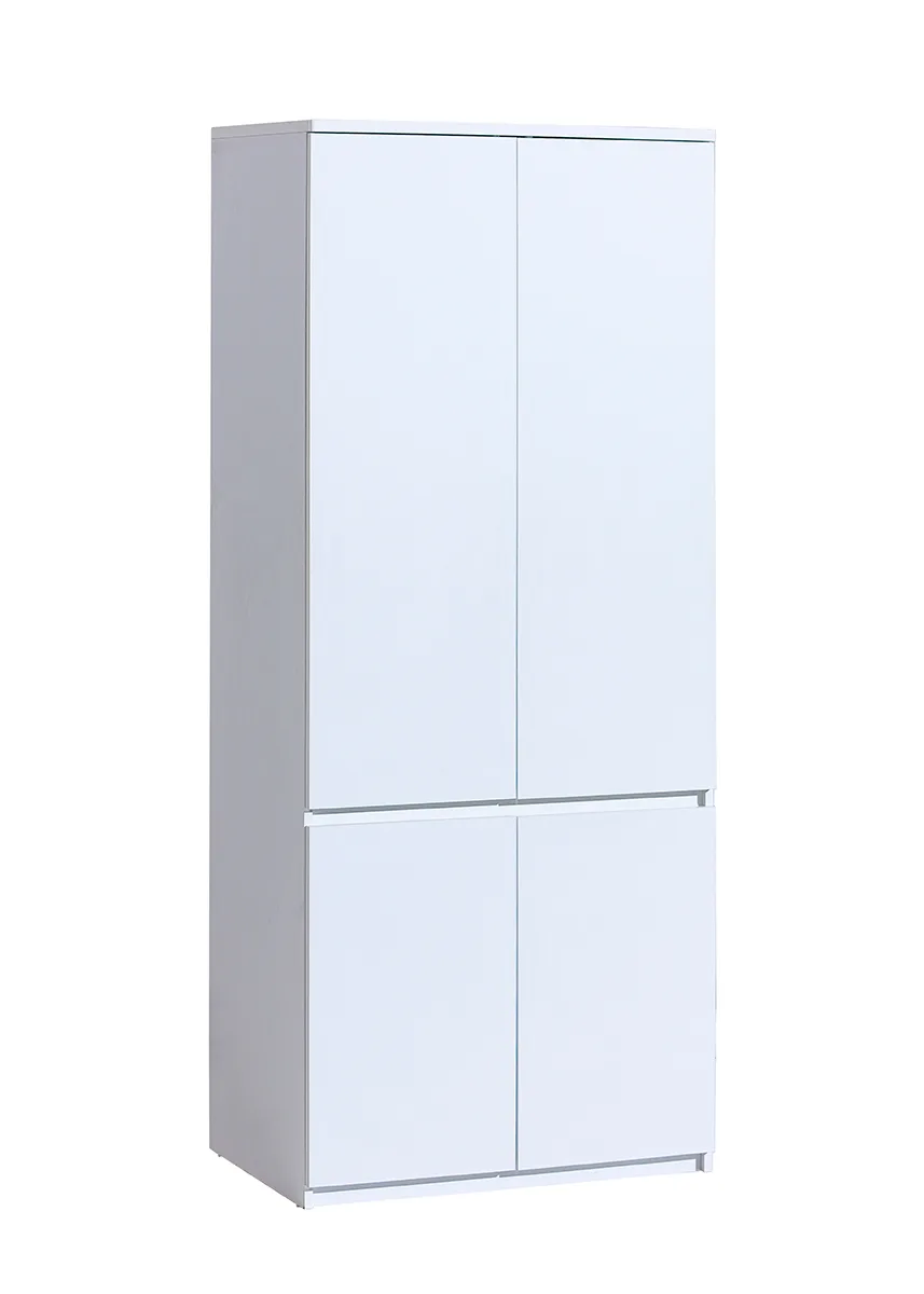 Šatní skříň Arca AR1 bílá – 80 cm, 195 cm vysoká