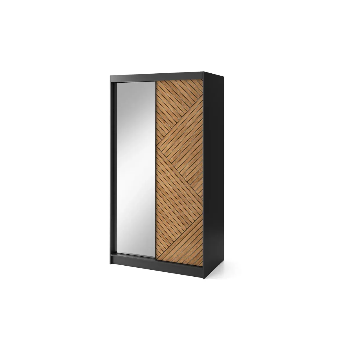 Šatní skříň Marrphy II 120 cm se zrcadlem