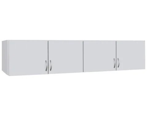 Skříňový nástavec Case 181 cm bílý – 4 dveře