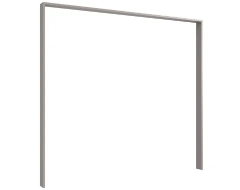Paspartový rám Tilburg 228 cm – šedá sahara