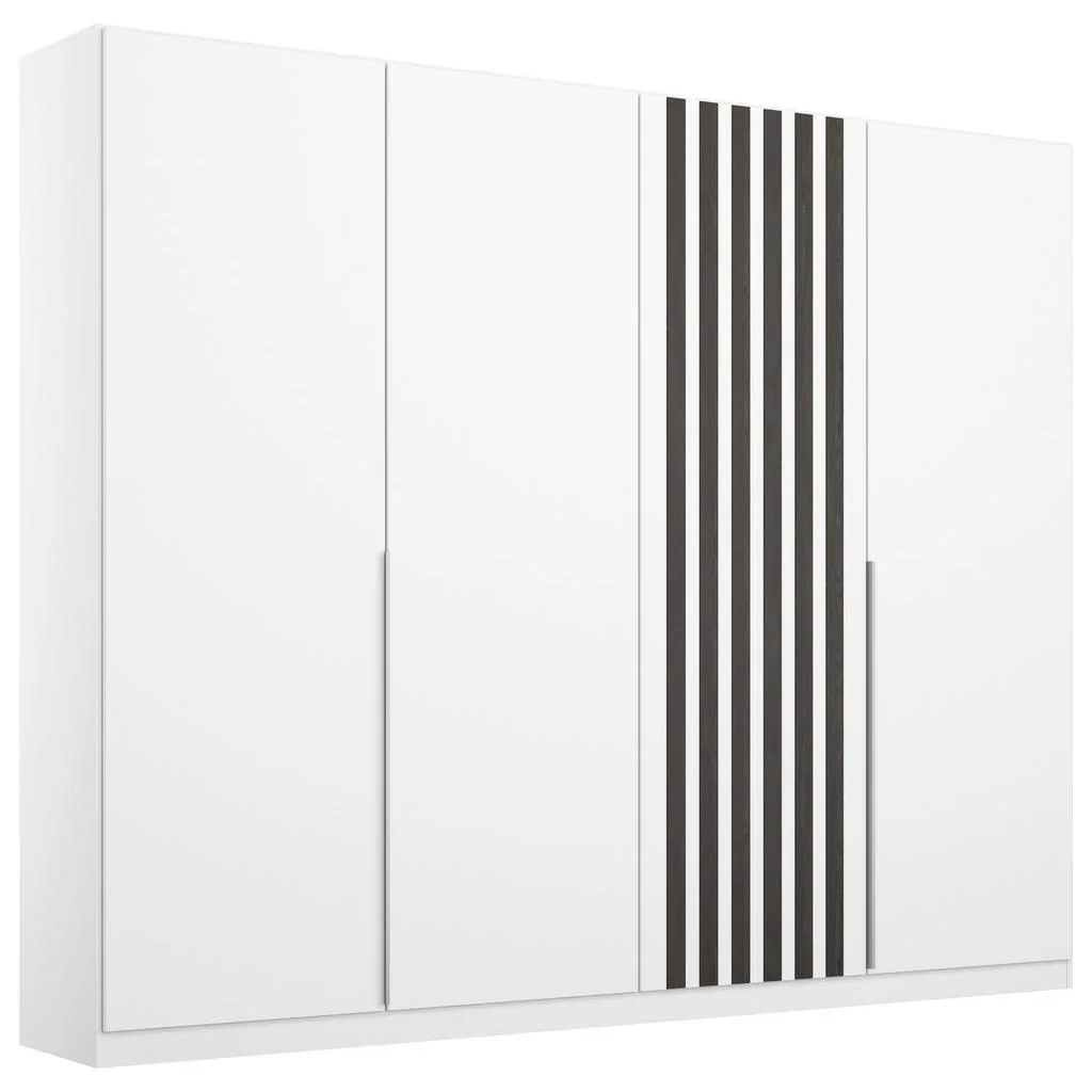 Rauch šatní skříň 226×210×54 cm – bílá, otočné dveře