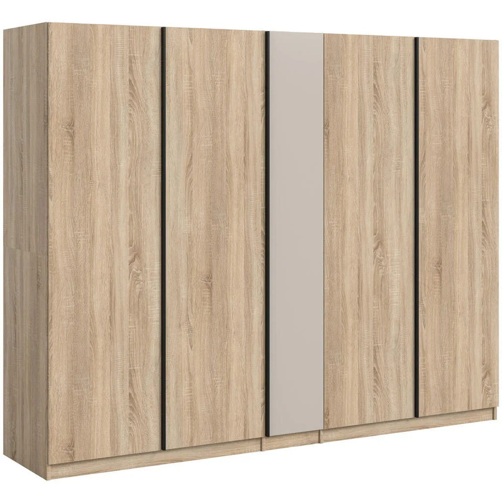 Šatní skříň MID.YOU 230×183×53 cm – Sonoma dub