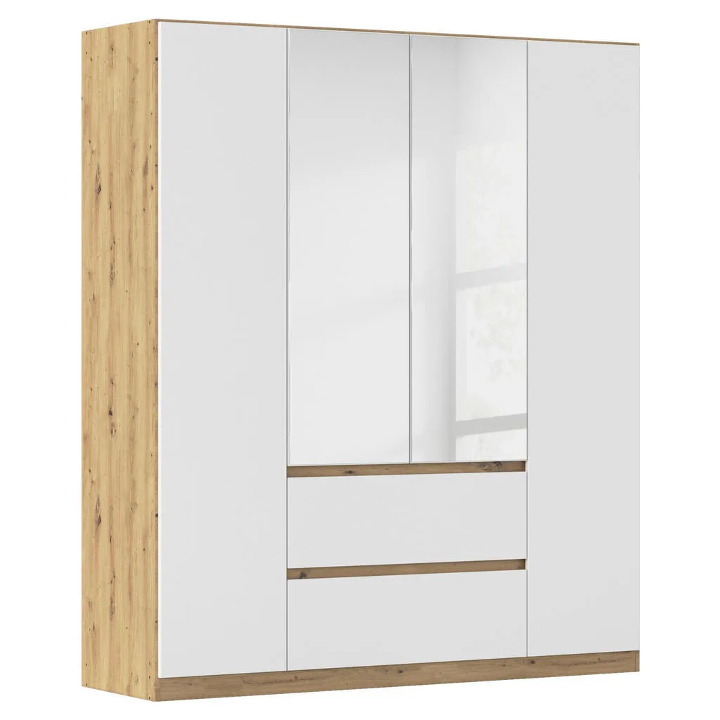 Rauch šatní skříň 181×210×54 cm – otočné dveře