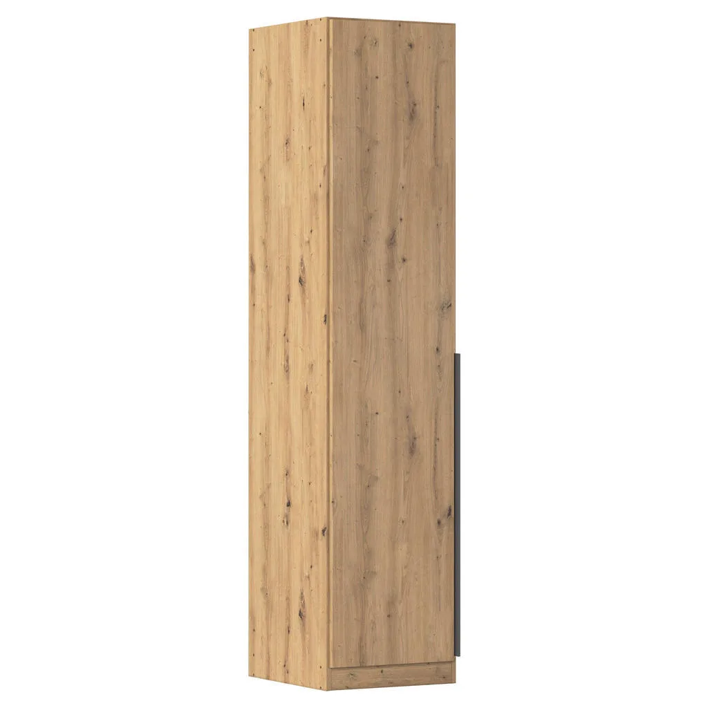 Šatní skříň Rauch s otočnými dveřmi, tmavě šedá 47×229×54