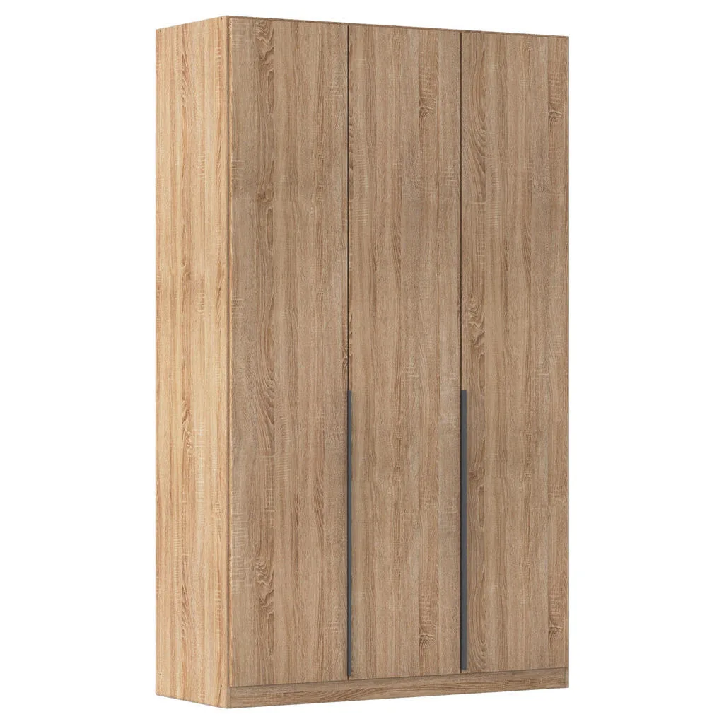 Rauch šatní skříň s otočnými dveřmi Sonoma dub 136 cm