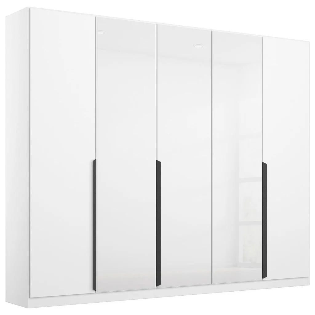 Rauch Möbel šatní skříň 225×210×54 cm – lesklá bílá