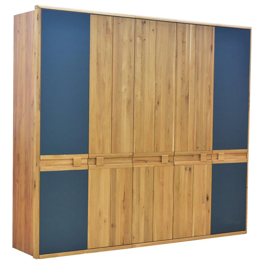 Linea Natura šatní skříň 5 dveří, dub artisan 257 cm