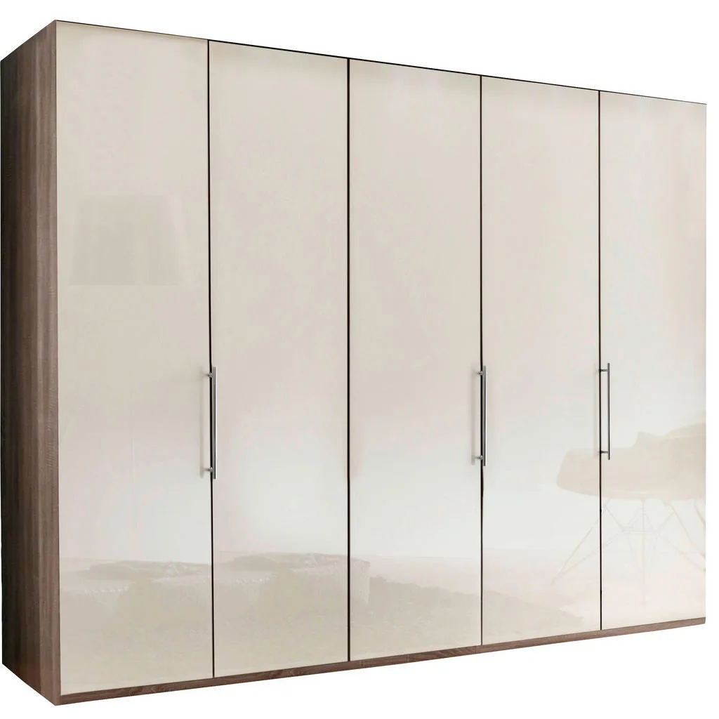 Venda skříň se skládacími dveřmi lanýžový dub 250 cm