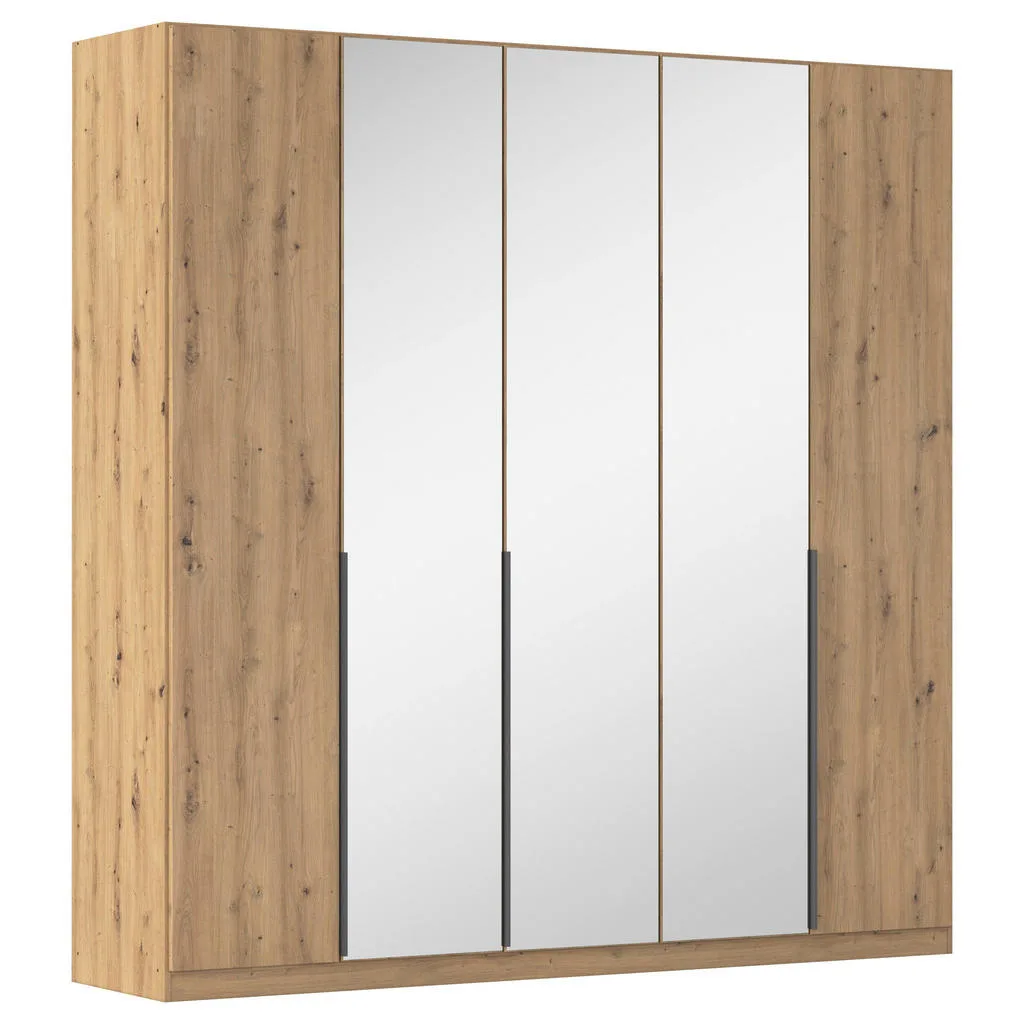 Rauch šatní skříň s otočnými dveřmi 226 cm – dub artisan