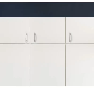 Úložný skříňový nástavec Harry v bílé barvě