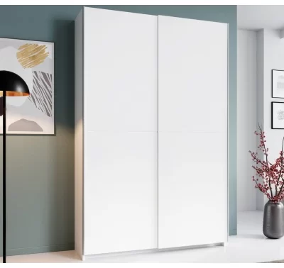 Bílá šatní skříň Fast s moderním designem