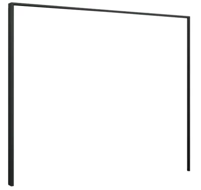 Paspartový rám k šatní skříni Rotterdam v grafitové barvě