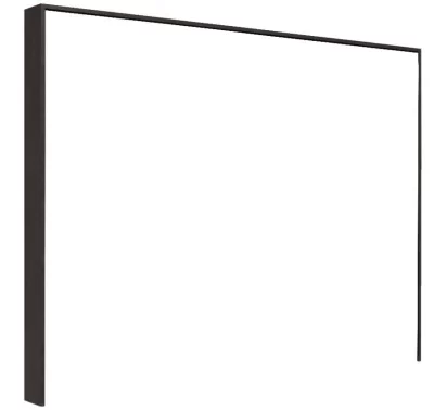 Paspartový rám k šatní skříni v antracitové oceli