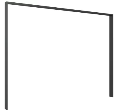 Paspartový rám k šatní skříni Saigon v grafitovém provedení