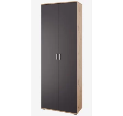Šatní skříň Lift, dub artisan/antracit pro moderní kancelář