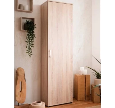 Univerzální skříň Andy v dekoru dub sonoma s policemi.