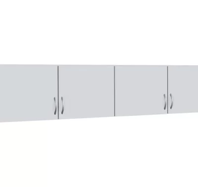 Skříňový nástavec Case v bílém provedení, 181 cm