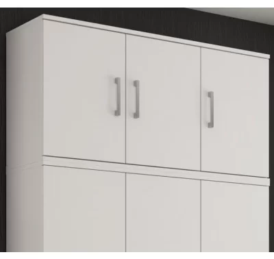 Bílý skříňový nástavec Nitro 105 cm