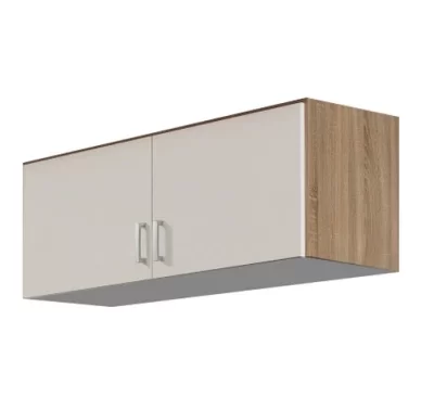 Skříňový nástavec Bremen v dub sonoma a bílé barvě