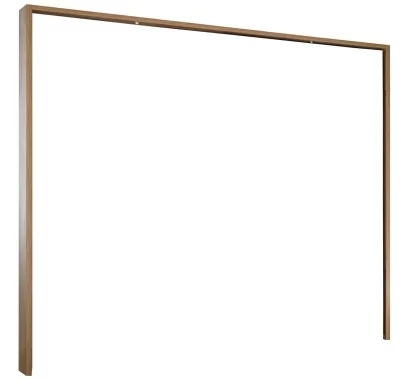 Paspartový rám s osvětlením k šatní skříni Rivoli, dub