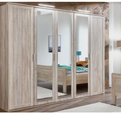 Šatní skříň Nadja 225 cm v dubu sonoma