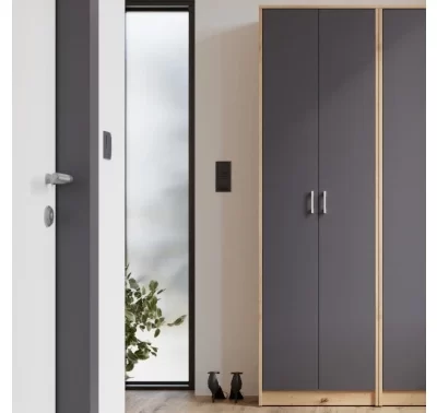 Policová skříň Vincent v dekoru dub artisan a antracit