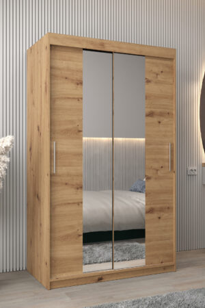 Šatní skříň Abi T1 Dub artisan s posuvnými dveřmi