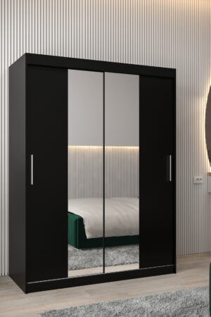 Šatní skříň Abi T1 černá 150 cm