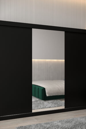 Šatní skříň Abi T1 v černé barvě