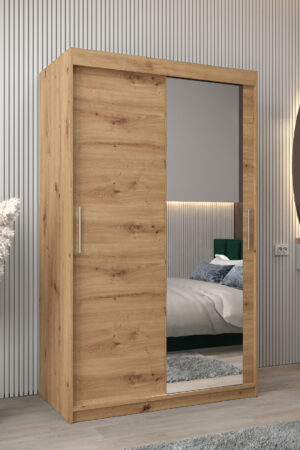 Šatní skříň Abi T2 v dubu artisan, rozměr 120 cm