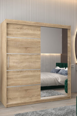 Šatní skříň Abi V2 v dekoru Dub Sonoma