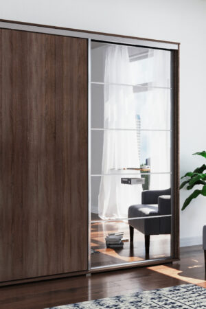 Šatní skříň Ska A21 v bílé barvě