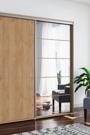 Šatní skříň Ska A21 v dubu Craft zlatém