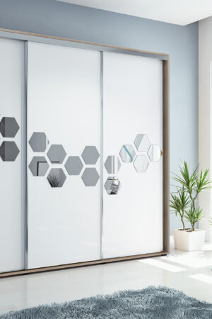 Šatní skříň Ska A23 XL v dubu sonoma s bílými dveřmi