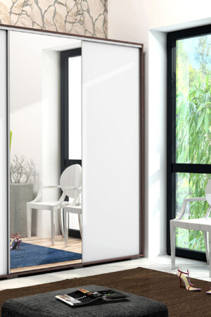 Šatní skříň Ska A25 XL v bílé barvě