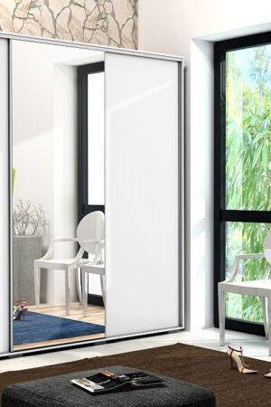 Šatní skříň Ska A25 XL v bílé barvě