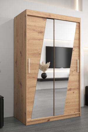 Šatní skříň Abi R0 Dub artisan s posuvnými dveřmi