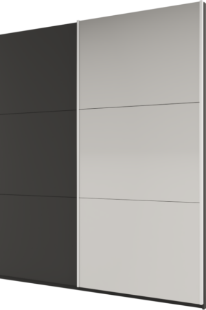 Šatní skříň Rodos s dubovým korpusem a zrcadlem