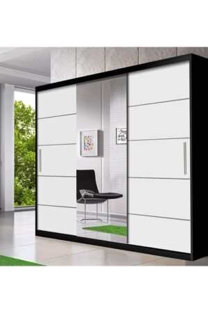 Šatní skříň Multi 23 v bílé barvě, elegantní design