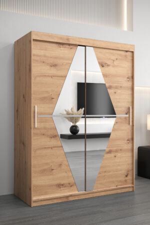 Šatní skříň Abi Bo v dekoru dub artisan