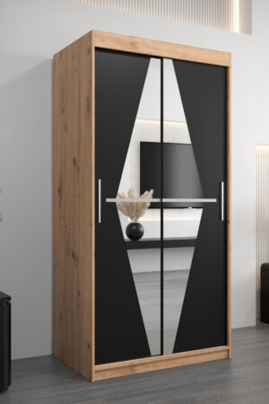 Šatní skříň Abi Bo v barvě dub artisan.