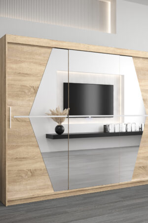 Šatní skříň Abi Bo v dekoru Dub Sonoma