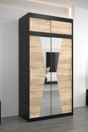 Šatní skříň Abi Ma s nástavcem a posuvnými dveřmi