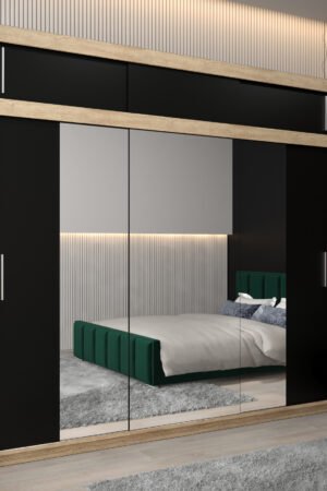 Šatní skříň Abi T2 s nástavcem v dekoru Dub Sonoma