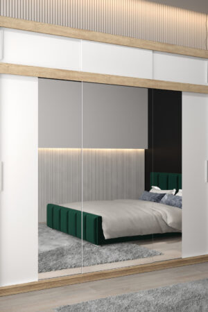 Šatní skříň Abi T2 s nástavcem v dubu Sonoma