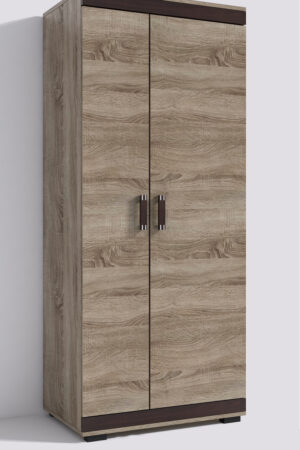 Šatní skříň P1 s dveřmi Lancelot a korpusem dub sonoma