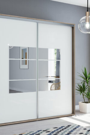 Moderní šatní skříň Ska A02 XL v dubu - sonoma