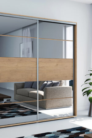 Šatní skříň Ska A6 XL v dub craft zlatém dekoru