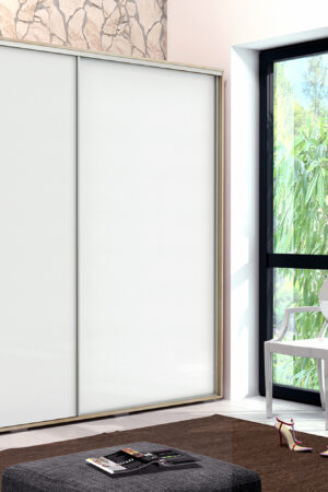 Šatní skříň Ska A15 XL v dubu sonoma a bílých dveřích